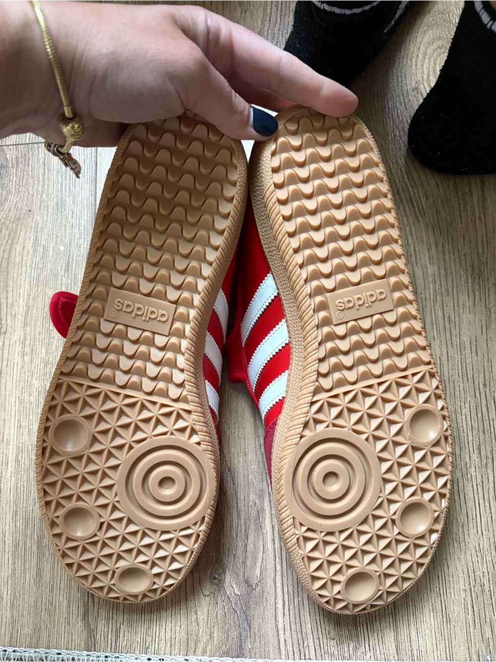 “Yellow app Adidas shoes” Red Casual Sneakers - Comfortable Everyday Shoe - Picture 2 of 5